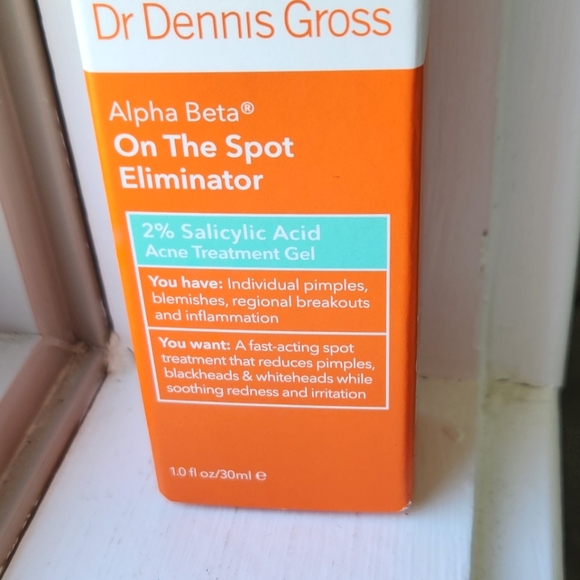 NIB DR.DENNIS GROSS ALPHA BETA 2% ON THE SPOT ELIMINATOR ACNE TREATMENT GEL - Picture 12 of 16